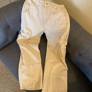 SHEIN Women's Tan Cargo Jeans